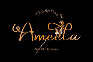 Ameela: The Elegant Handwritten Font for Crafters