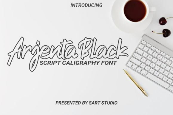 Arjenta Black: A Handwritten Typeface for Editorial Charm