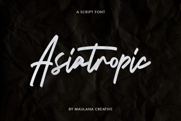Asiatropic Font for Small Business Branding