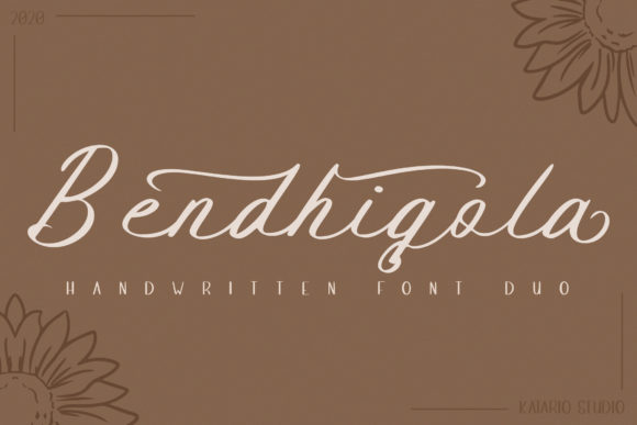 Bendhigola Font for Elegant Campaign Design