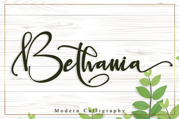 Bethania: An Elegant Handwritten Font for Editorial Design