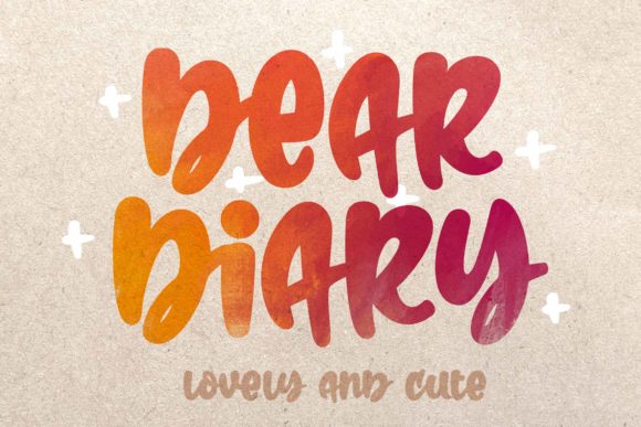 Dear Diary: A Bold Handwritten Typeface for Modern Editors