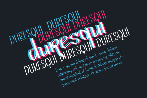 Duresqui: A Handwritten Font for Authentic Branding