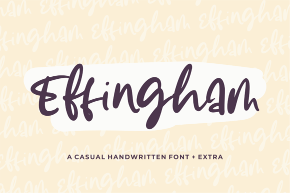 Effingham Font Review: Casual Handwritten Charm
