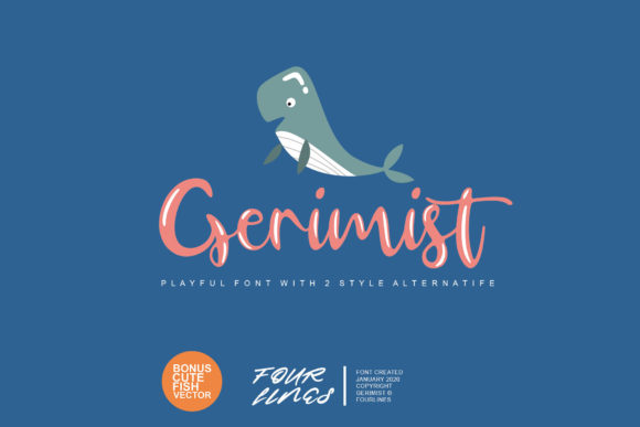 Gerimist: A Playful Script Handwritten Font for Crafters