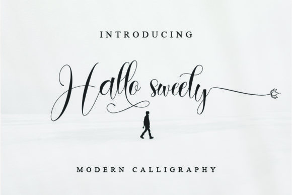 Hallo Sweety: Elegant Script Font for Editorial Design