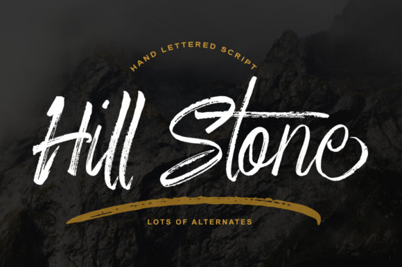 Hill Stone: A Bold Script Font for Campaigns