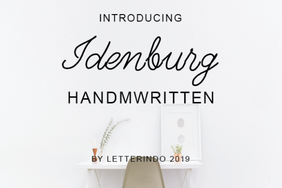 Idenburg: The Handwritten Font for Clear Campaigns