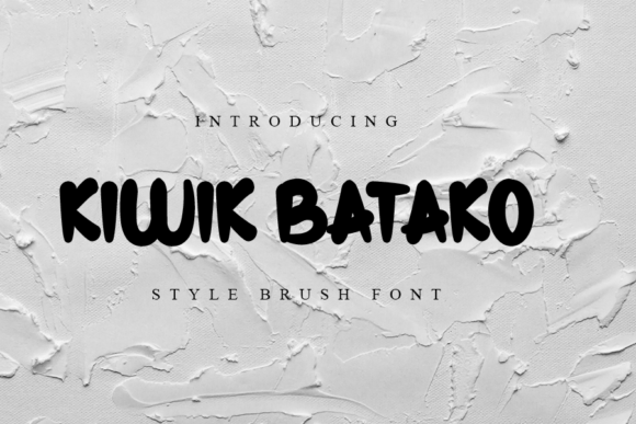 Kiwik Batako: The Handwritten Font for Bold Campaigns