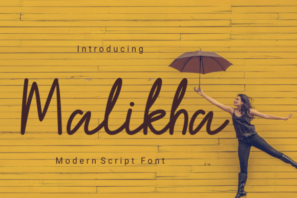 Malikha: A Versatile Script Font for Modern Campaigns