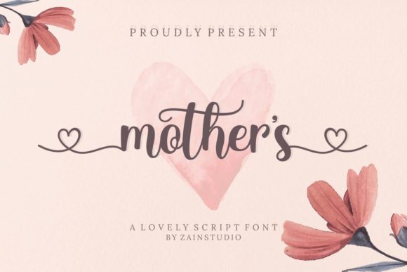 Mother s Handwritten Font for Campaigns