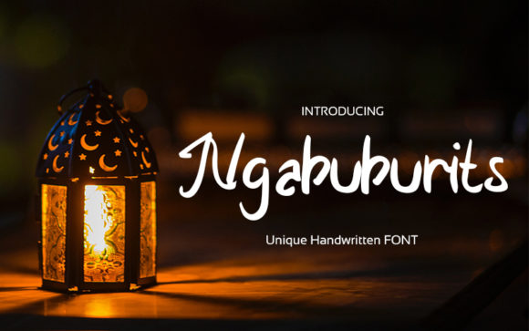 Ngabuburits: A Charming Handwritten Typeface for Editorial Design