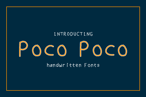 Poco Poco: A Playful Script Handwritten Font for Brands