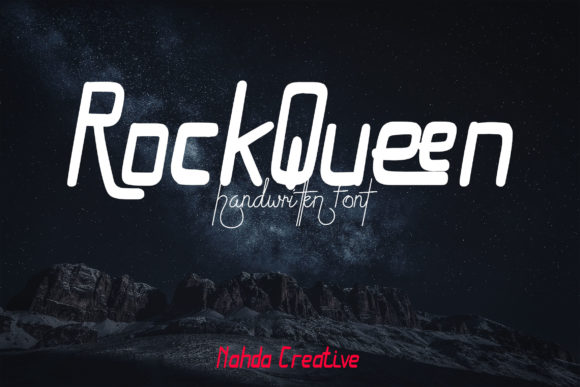 RockQueen: A Bold Handwritten Font for Branding