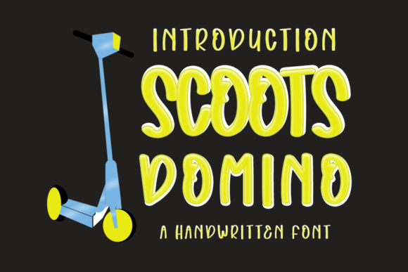 Scoots Domino: The Handwritten Font for Bold Campaigns