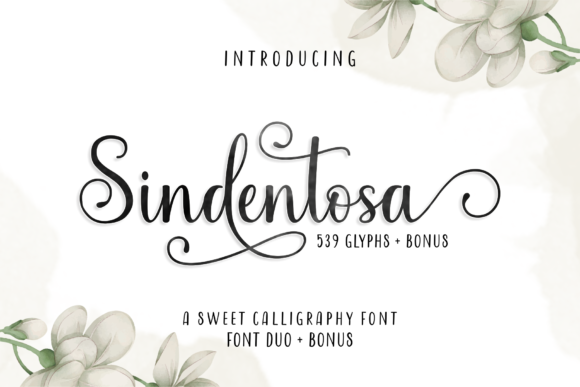 Sindentosa: A Soft Script Font for Makers