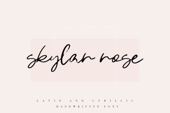 Skylar Rose: The Relaxed Typeface for Modern Campaigns