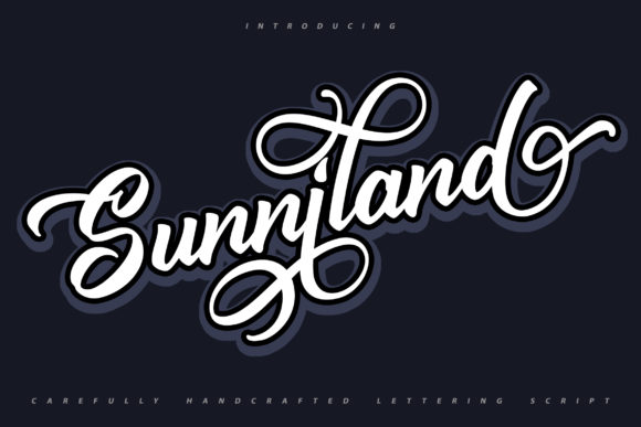 Sunniland: The Sweet Script Font for Makers