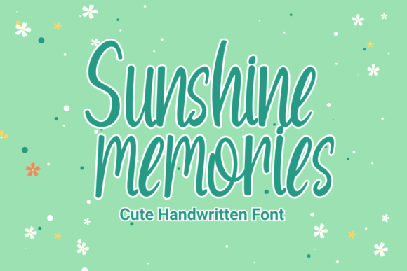 Sunshine Memories: A Versatile Handwritten Font for Campaigns